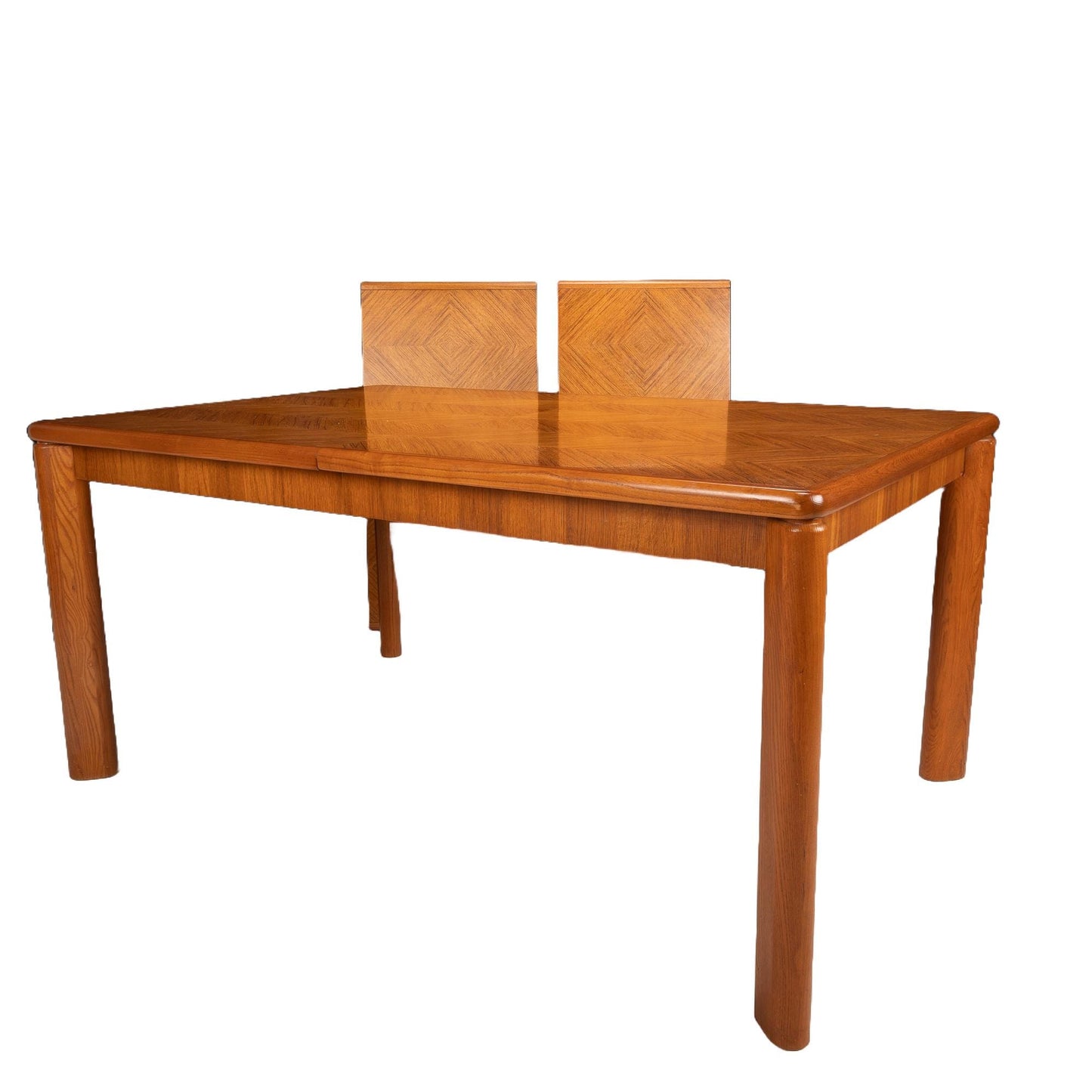 Drexel Heritage Compatibles I Mid Century Modern Extendable Dining Table W/ 2 Leaves MCM Vintage Gorgeous Table