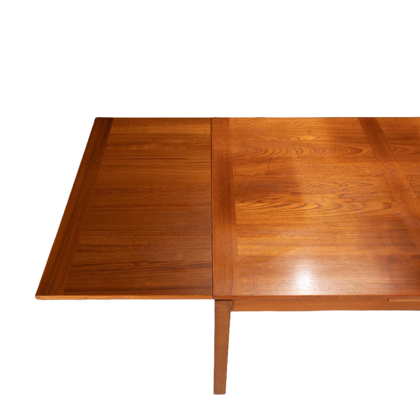 Ansager Mobler Mid-Century Modern Expandable Teak Dining Table - Made in Denmark , Scandinavian Style Small Footprint USA Shipping Available