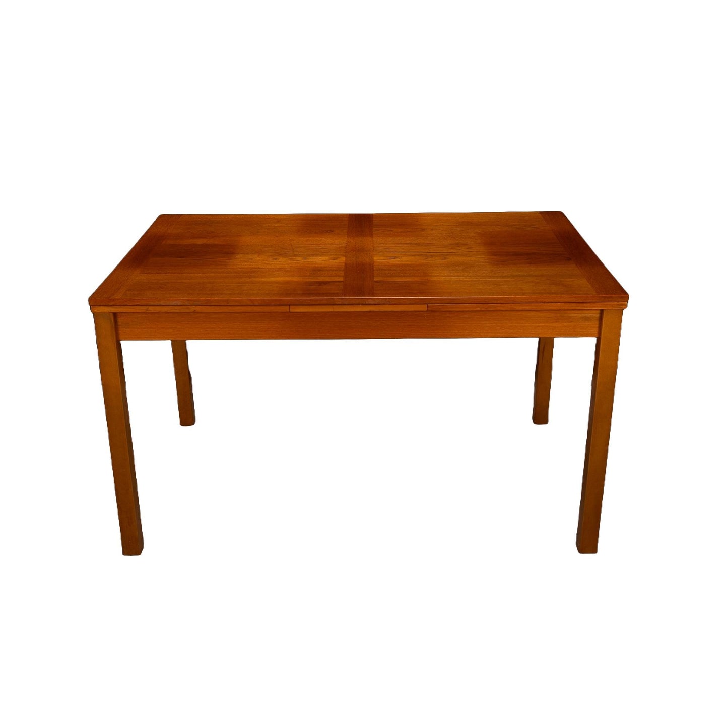Ansager Mobler Mid-Century Modern Expandable Teak Dining Table - Made in Denmark , Scandinavian Style Small Footprint USA Shipping Available