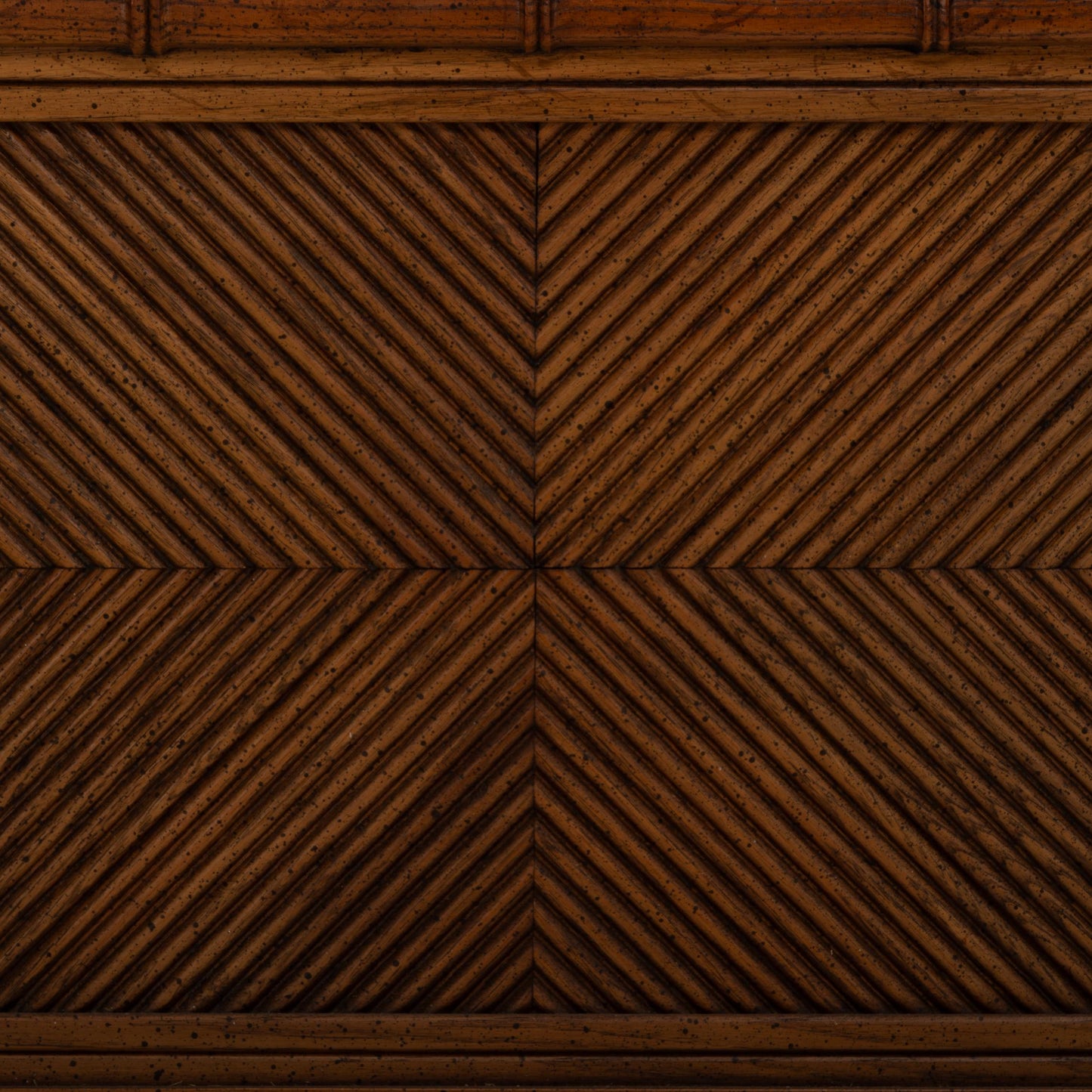 Vintage Mid Century Modern Faux Bamboo Pencil Reed Backed King Bed Headboard - MCM Boho Chic Hollywood Regency , Unique Piece!