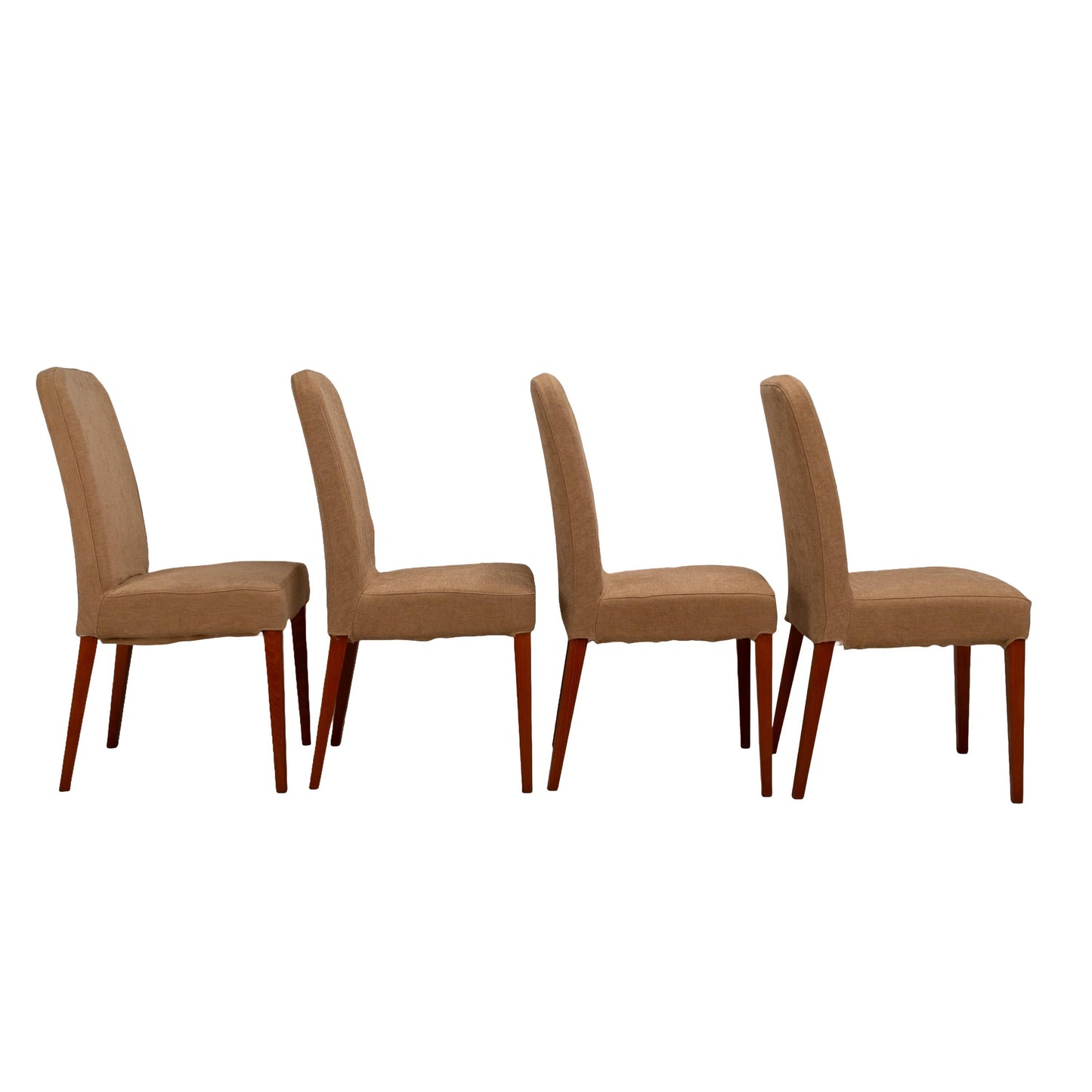 Calligaris of Italy Italian Modern Dining Chairs - Set of 4 , Minimal Clean Styling , Easily Washable Removable Covers, High End Furniture