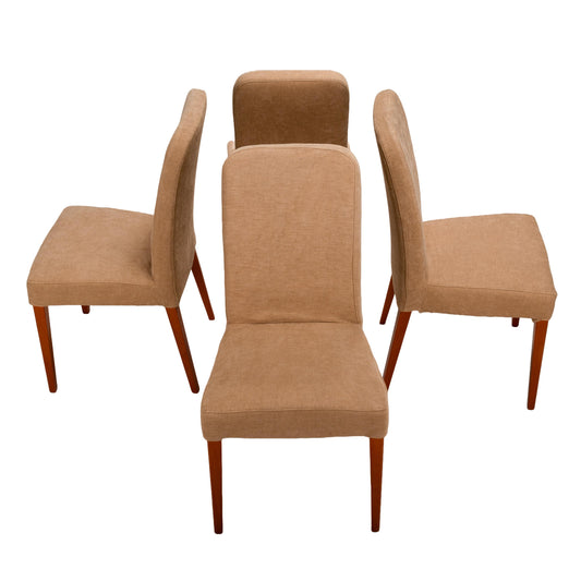Calligaris of Italy Italian Modern Dining Chairs - Set of 4 , Minimal Clean Styling , Easily Washable Removable Covers, High End Furniture