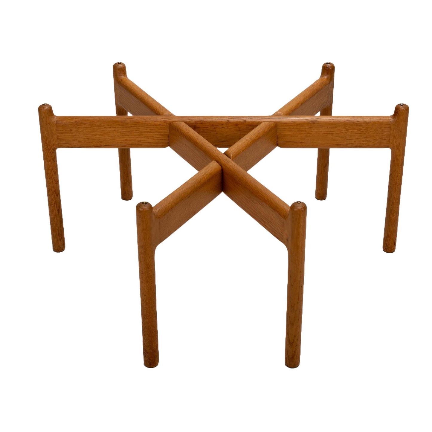 1960s Danish Mid Century Modern Niels Bach Coffee Cocktail Table Denmark , Unique Collapsible Structural Design , Minimalist