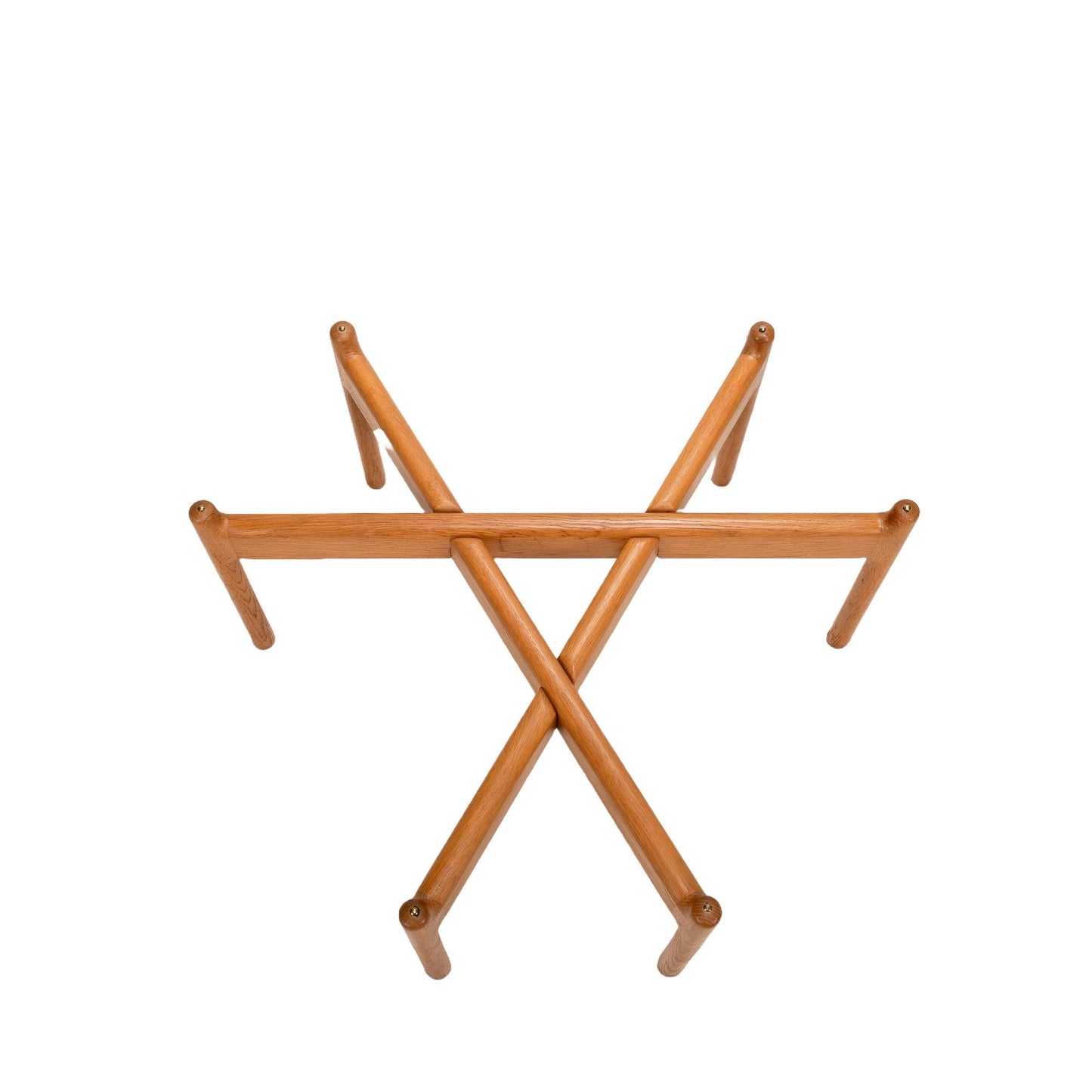 1960s Danish Mid Century Modern Niels Bach Coffee Cocktail Table Denmark , Unique Collapsible Structural Design , Minimalist