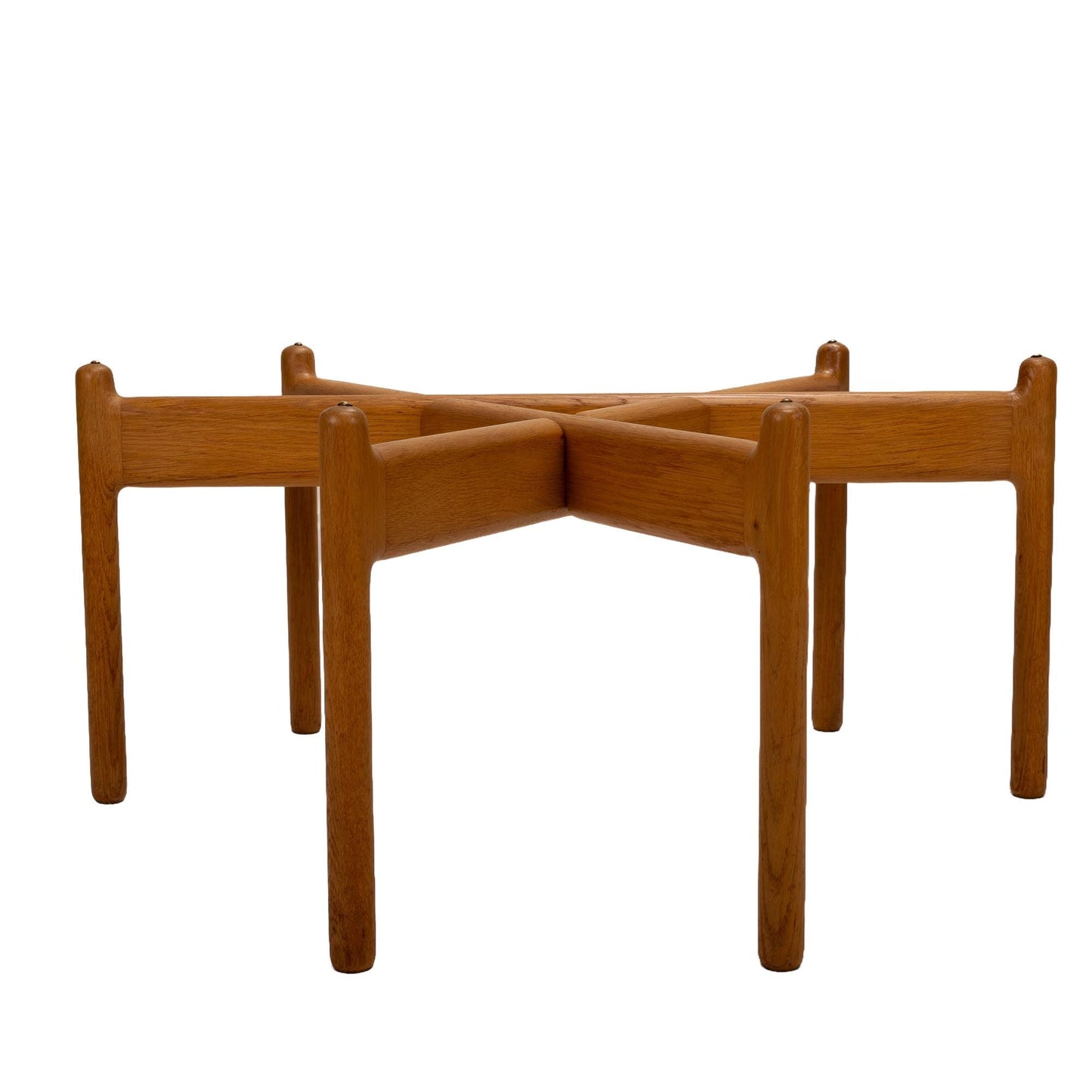 1960s Danish Mid Century Modern Niels Bach Coffee Cocktail Table Denmark , Unique Collapsible Structural Design , Minimalist